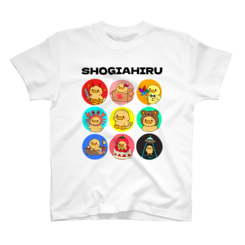 SHOGIAHIRUの白いスタンダードTシャツ